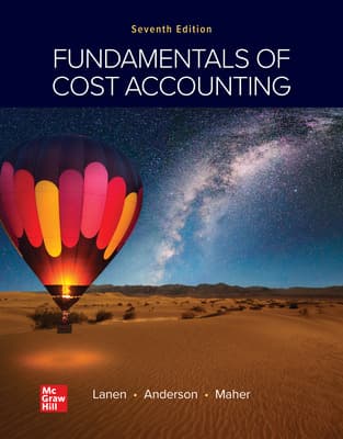 ACC302 Connect Lanen : Fundamentals of Cost Accounting 6e - LAU - 9781447075738